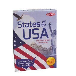States Of The USA Trivia Game Educational Fun For All Ages By Tactic
